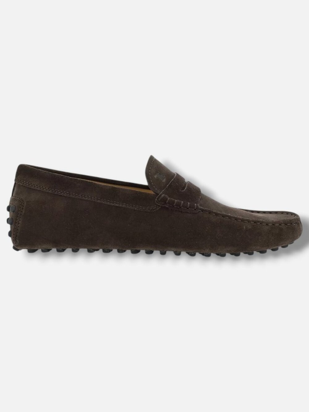 Tod's Men's Brown Gommino Moc Toe Drivers Shoe Size 5.5